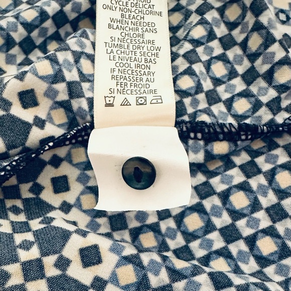 Max Studio NWT Geometric Sheath Midi Dress, Women’s Size Small, Pleated Skirt - Picture 14 of 16